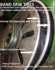 Benda in gomma per seghe a nastro