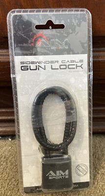 Aim Sports Sidewinder Cable Gun Lock DOJ Approved