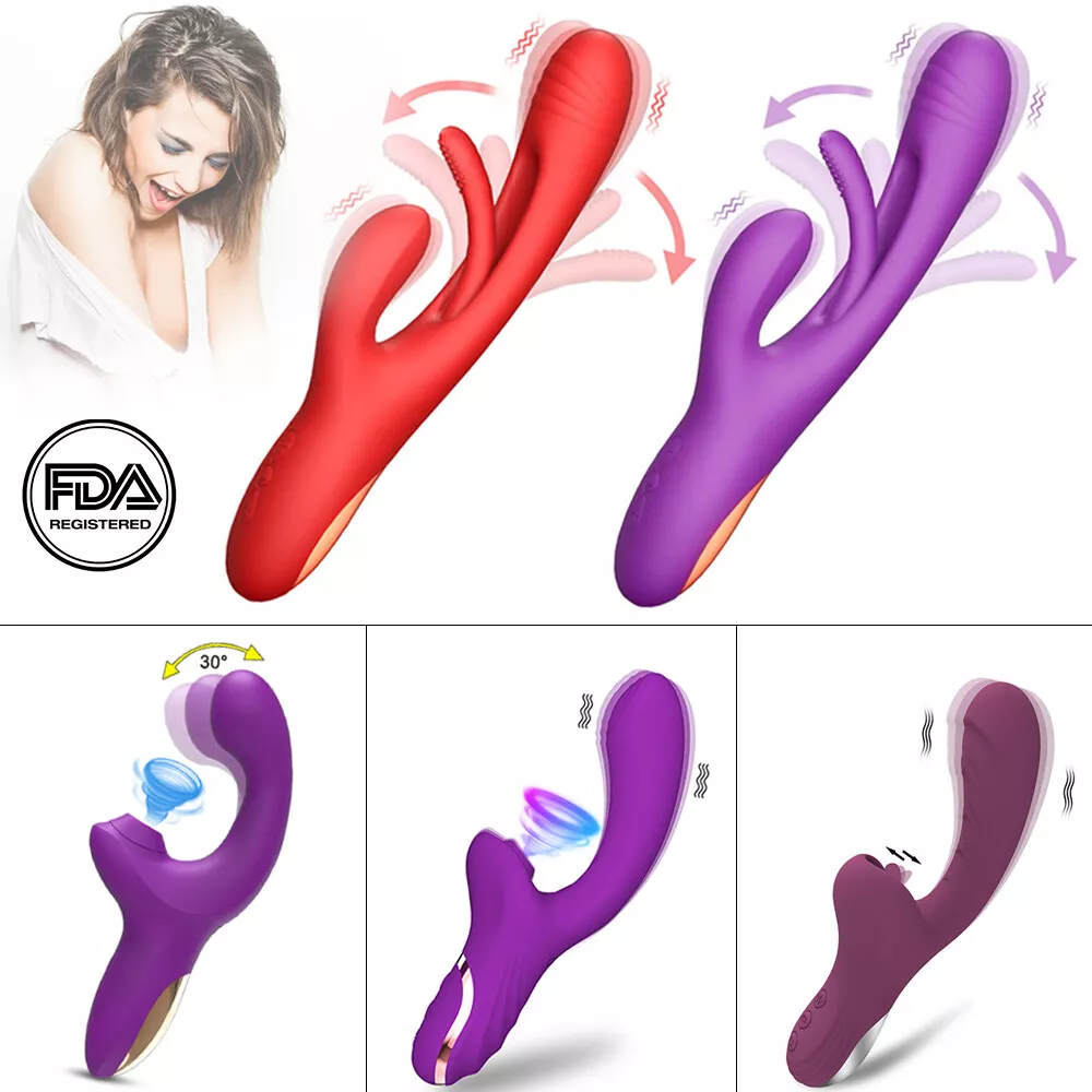 G Spot Rabbit Vibrator Patting Sucking Clit Vibrator Massager Sex Toys for Women eBay pic