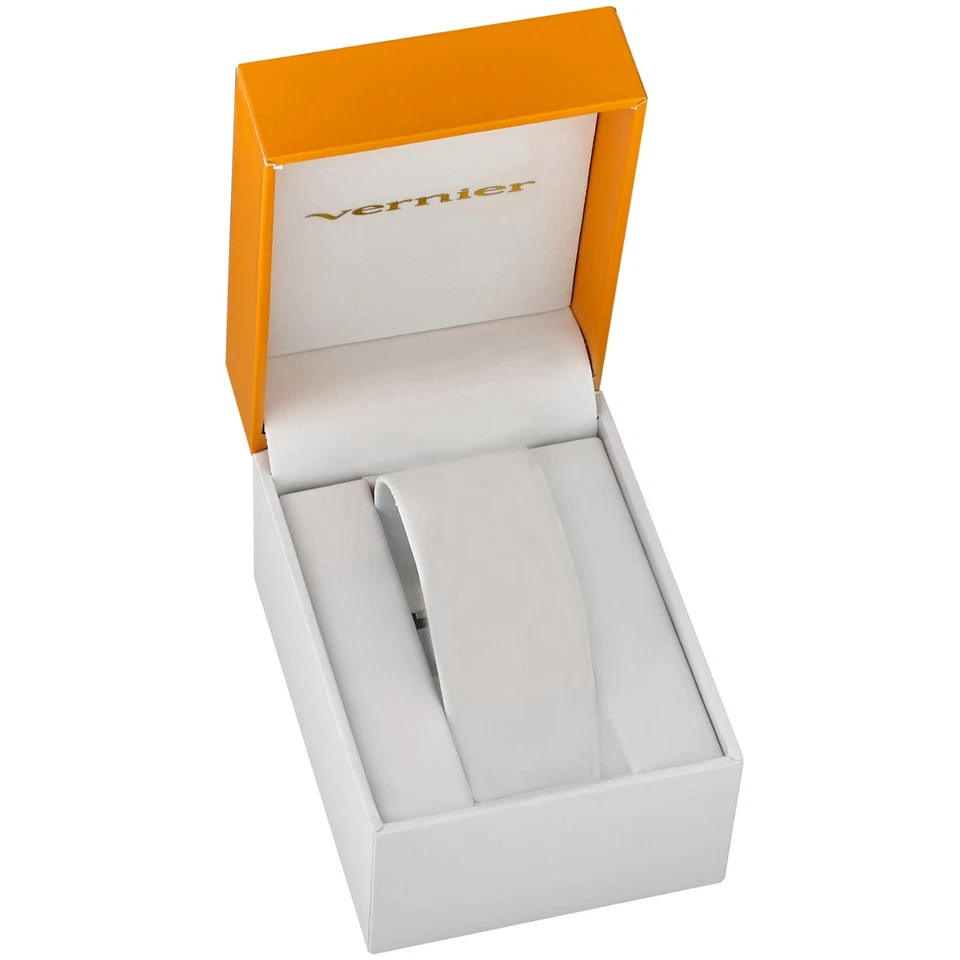 Reloj brazalete Vernier para mujer 34 mm resina medio eslabón medio redondo Foto 4 de 4