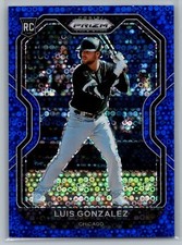 2021 Panini Prizm #163 Luis Gonzalez Blue Donut Circles Prizm #/199
