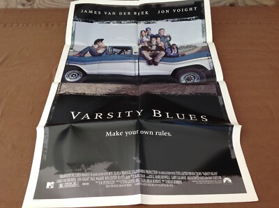 1998 Varsity Blues Original Movie House Full Sheet Poster 