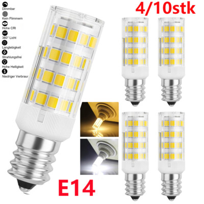 4/10x E14 LED Birnen Licht Leuchtmittel Glühbirne 2835 Warm/Kalt Weiß 5W 7W 9W