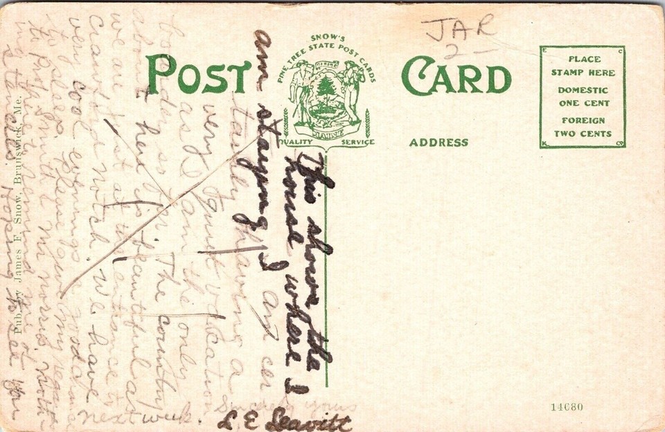 Haystacks Bartlett White Mountains NH Antique Car Dirt Road Postcard