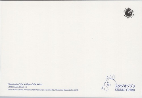 Studio Ghibli Anime Nausicaa Of The Valley Of The Wind Postcard BP22 - Picture 2 of 2