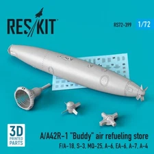 1/72 Reskit RS72-0399 A/A42R-1 "Buddy" air refueling store (1 pcs) (F/A-18, S-3,