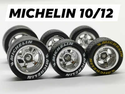 Hot Wheels Good Year 10 Raggi 12/10 Mm Pneumatico In Gomma Cromata 10 - Foto 9