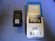 – Pollak Rocker Switch White Pilot Light 34-238-P. NEW in Box