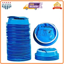 50 Pack Emesis Bag Disposable Vomit Bags Aircraft Car Sickness Bag Nausea B...