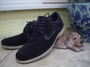 ecco navy blue shoes