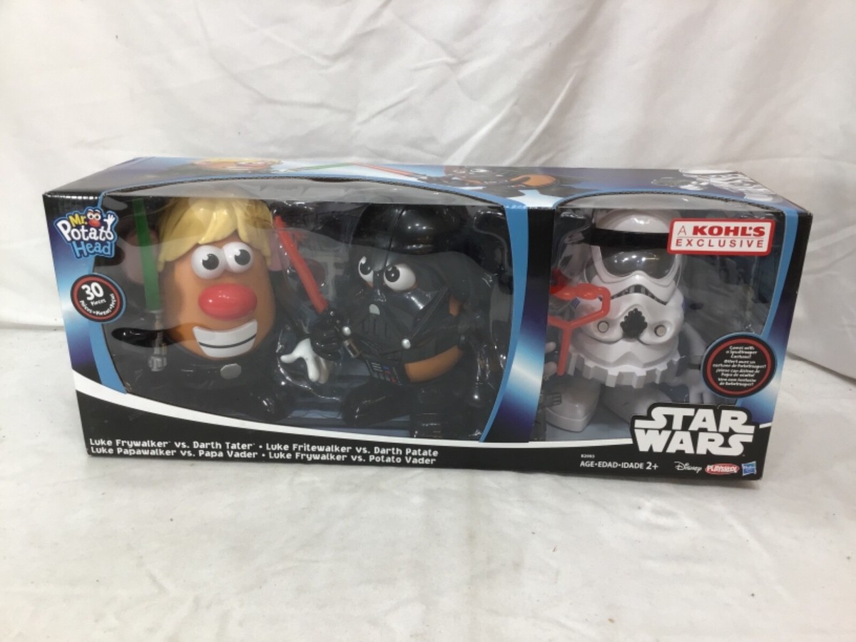 Star Wars Mr Potato Head Luke Darth Vader Stormtrooper Kohl's Exclusive 3  Pack | eBay