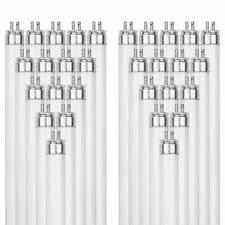 40 Pack Sunlite F28T5/841 28-Watt T5 Linear Fluor Lamp Mini Bi Pin Base 4100K