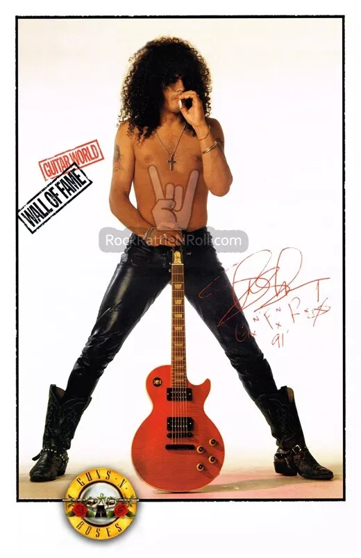 Slash - Guns N Roses Art Print