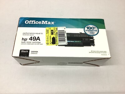 Office Max Black Toner Cartridge Q5949A  Compatible with HP LaserJet Printers
