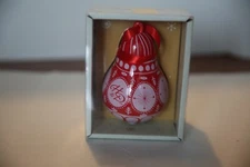 Harry and David Red Pear Christmas Ornament First Edition New in box