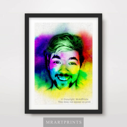 JACKSEPTICEYE PORTRAIT Art Print Poster A4 A3 A2 Artwork Painting Youtube - Picture 1 of 3