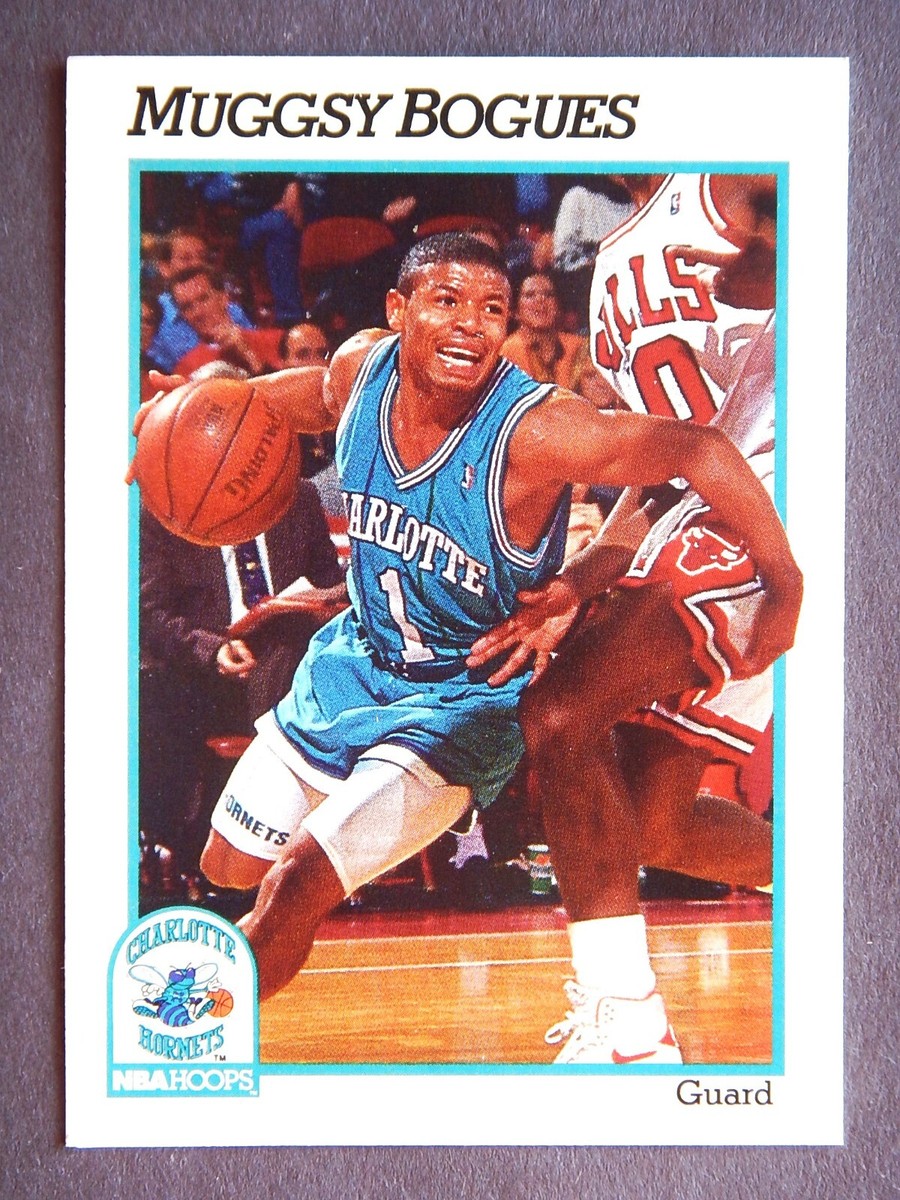 Muggsy Bogues #18 NBA Hoops 1991 Basketball Card (Charlotte
