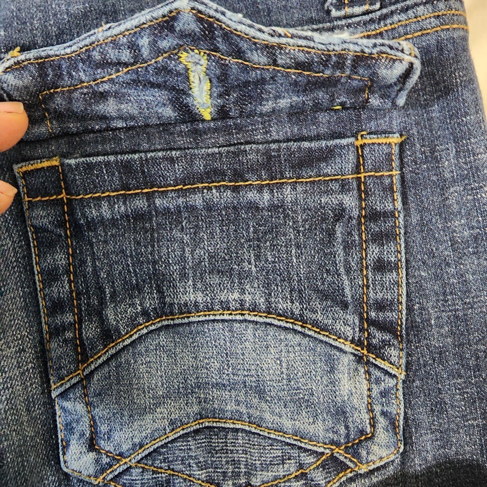 Request Jeans Womens Denim Blue Pockets Dark Wash… - image 4