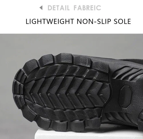 Herren Fell Gefüttert Winter Schnee Stiefel Outdoor Wasserdicht Arbeitsschuhe Wandern Walking - Bild 17 von 27