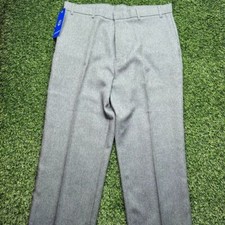 NWT VTG 90s Levis Action Slacks 38x29 Gray Pleated Work Trousers Dress Slacks