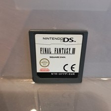 Final Fantasy III Nintendo DS Video Game Square Enix RPG Adventure Genuine