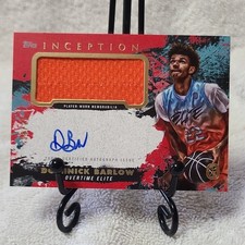 2021-22 Topps Inception OTE Dominick Barlow Autograph Patch #19/25