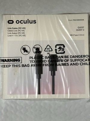 Meta Quest Link Cable - Virtual Reality Headset Cable for Quest - 16FT (5M)