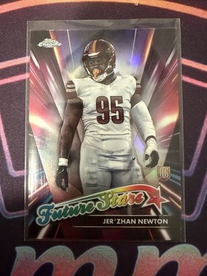 2024 Topps Chrome Future Stars Jer'zhan Newton #FS-16 Refractor (RC) Commanders