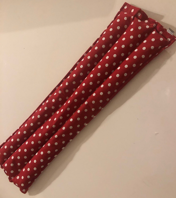 #ad rice flax heat pad hot cold shoulder neck wrap pack Bag 21x6#x27;#x27;pain aid Polka Dot $19.95