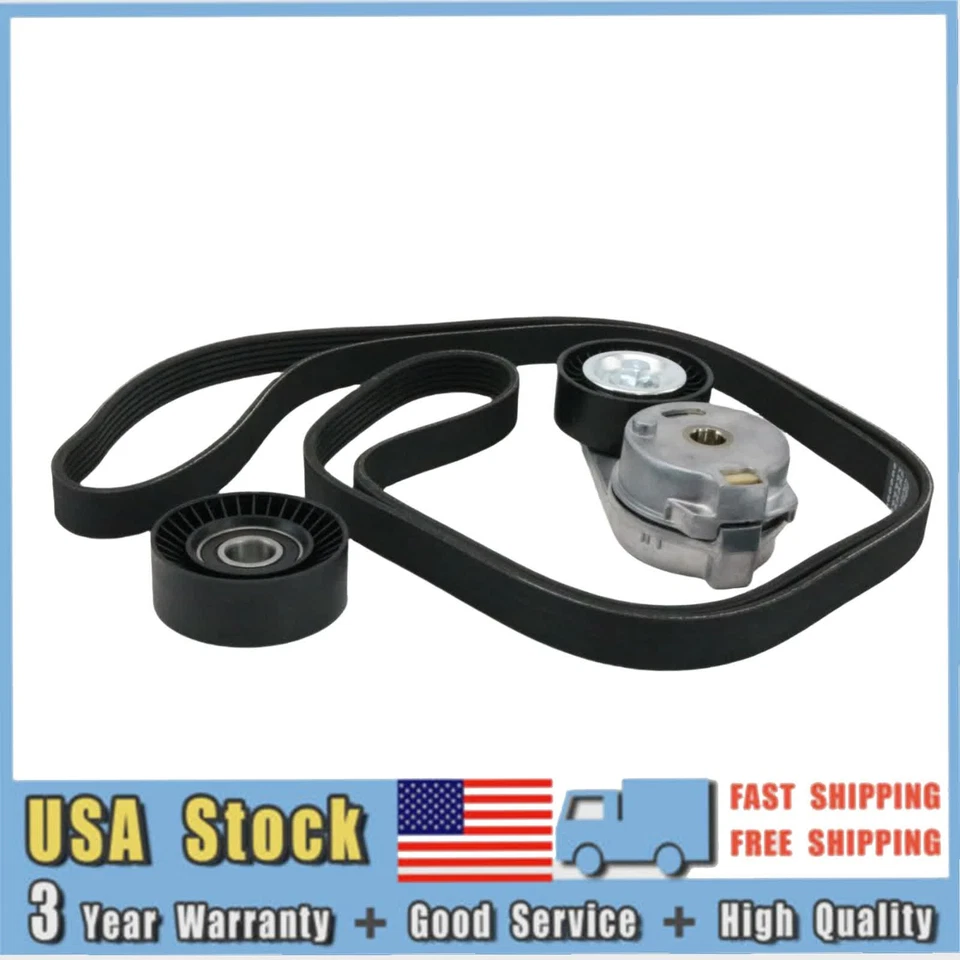 Serpentine Belt Drive Component Kit for Chrysler 300 Dodge Durango Charger 6.4L - Image 4 of 4