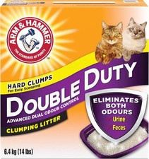 Arm  Hammer 6.4kg Double Duty Cat Litter 14 Pounds Pack of 1 