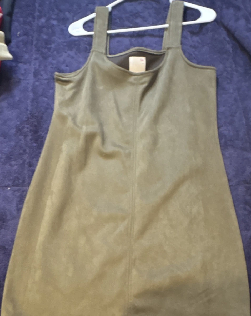 Women's Suede Overall Dress | eBay