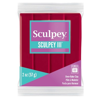 Sculpey III Oven-Bake Clay 2oz-New Red S302-083
