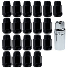 Gorilla Lug Nut Kit Small Diameter Black Mustang 15-26 Gorilla Lug Nut Kit Small Diameter Black Mustang 15-26