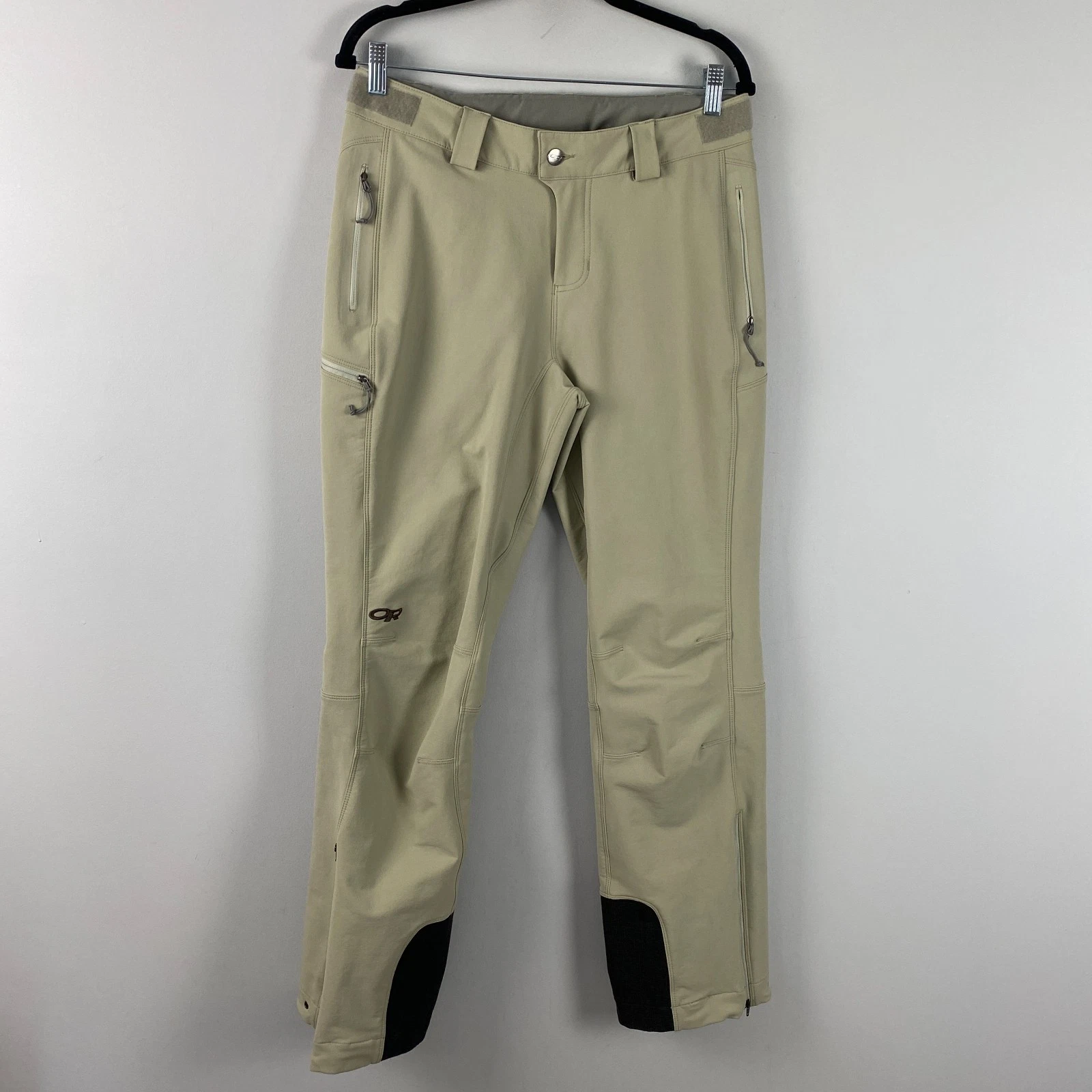 Outdoor Research Pants Womens Medium Beige Cirque Softshell Snow Hiking 96410