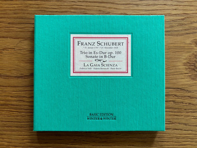 Franz Schubert ''Trio in Es-Dur op. 100 Sonate in B-Dur'' - CD