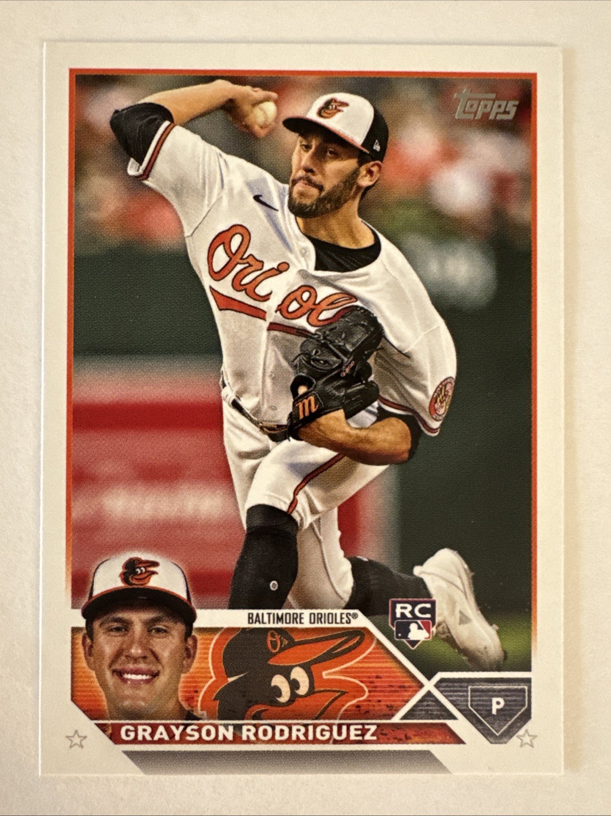 2023 Topps Update Grayson Rodriguez RC #US50 Baltimore Orioles