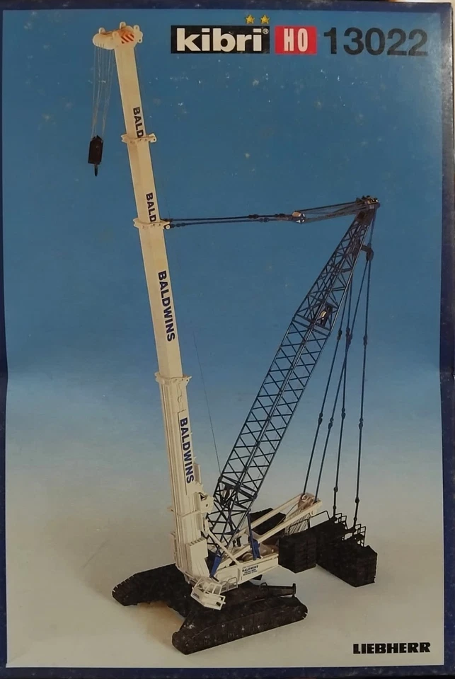 KIBRI 13022 Kit Gru telescopica cingolata "BALDWINS" - scala H0 - Immagine 2 di 4