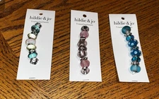 Lot of 3 Rare/HTF NEW Hildie & Jo Metal Lined Beads. Beautiful    ENDS TOMORROW