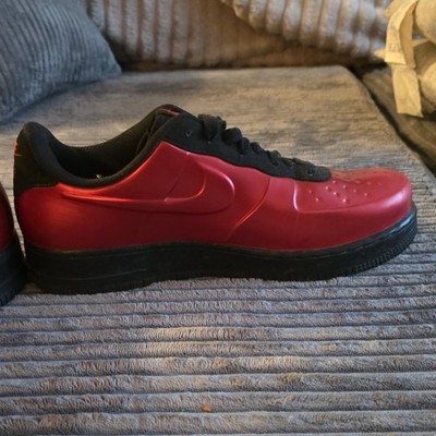 Nike Air Force 1 Foamposite Pro Cough Drop AJ3664-601 Red Black