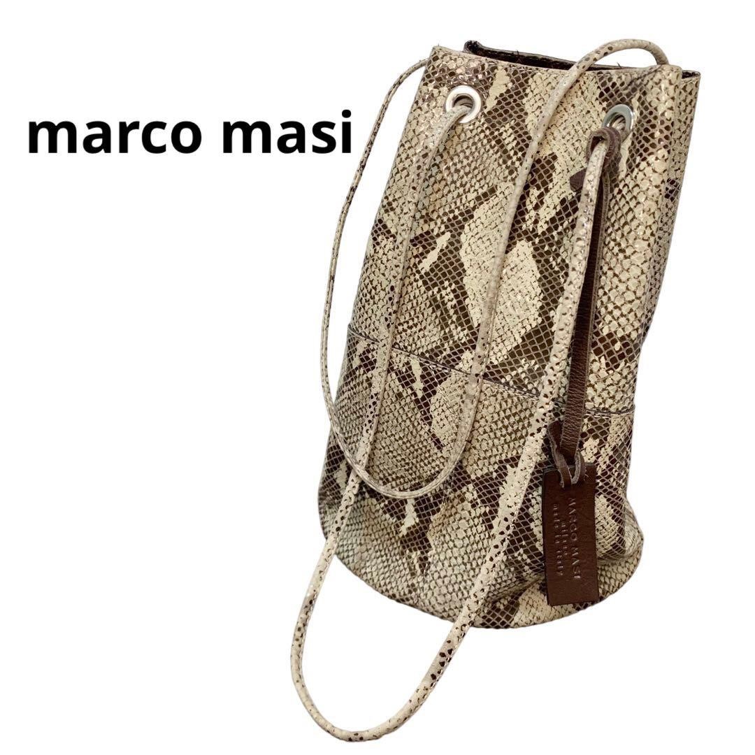 Marco Masi Python Snake Leather Handbag, Compact,… - image 1
