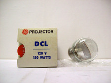 DCL 150W 120V Projector Projection Lamp Bulb GE AVG. 15-HR LAMP