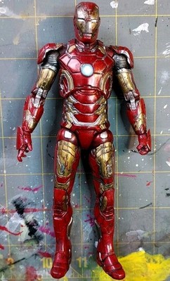 Custom Painted Marvel Legends Iron Man Mark 43 Avengers Age Of Ultron No BAF