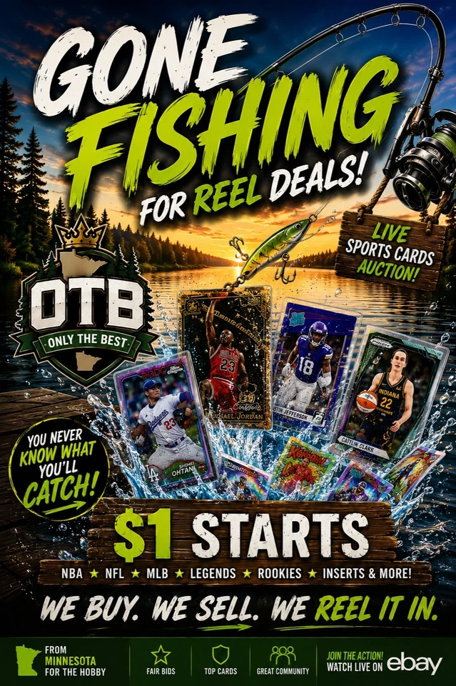 🎣 MORNING CATCH • Reel In the Rookies • Chase the Legends • $1 Starts