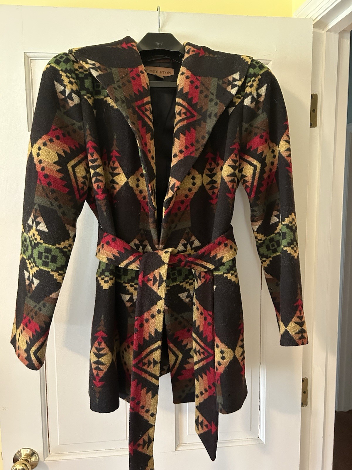 Pendleton Belted Aztec Jacket Western Southwester… - image 1