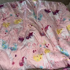   Main Stay Kids  Pink Unicorn Twin Comforter / Bedspread