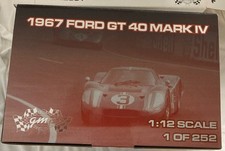 GMP 1/12 Scale 1967 Ford GT40 Mark IV Mario Andretti / Lucien Bianchi 1 Of 252