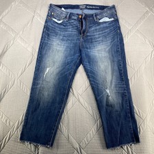 Levi s Signature High Rise Slim Crop Jeans Women s Size WPL 423 Distressed