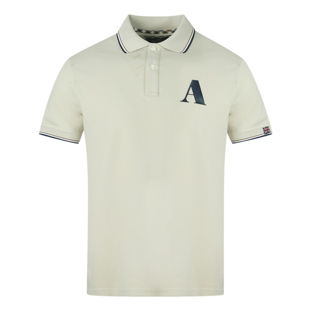 Aquascutum A Logo Biege Polo Shirt 12290₽