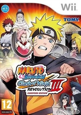 Naruto Shippuden Clash Of Ninja Revolution 3 - Nintendo Wii Action Videospiel